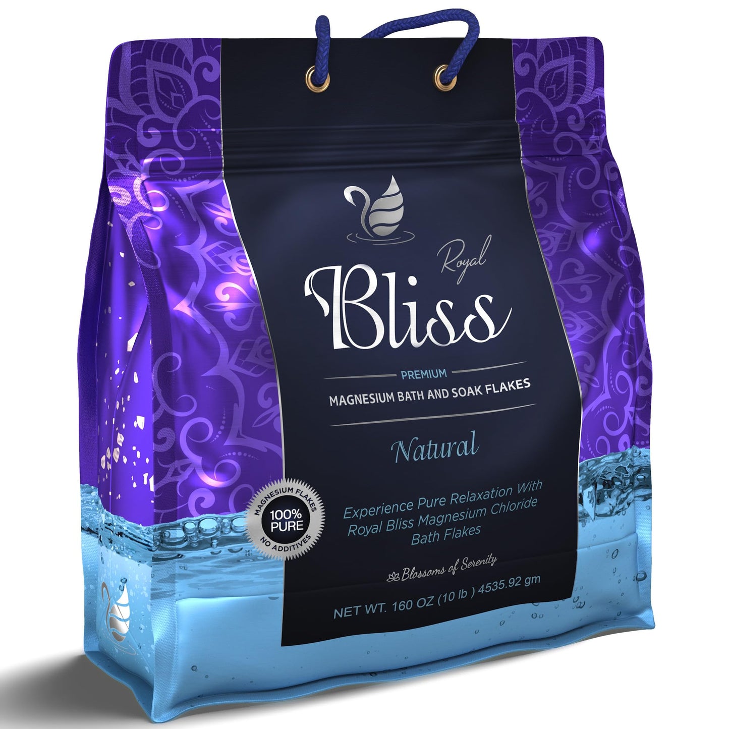Magnesium Bath Flakes for Relaxation and Muscle Comfort – 10 lb